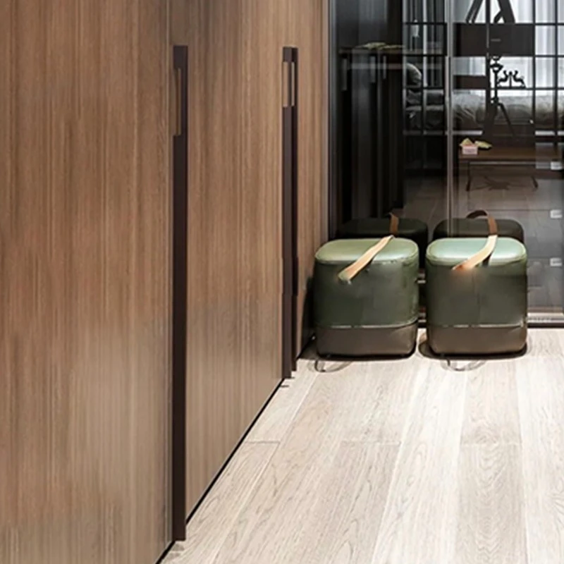 Italian minimalist dark wood walk-in closet (2)