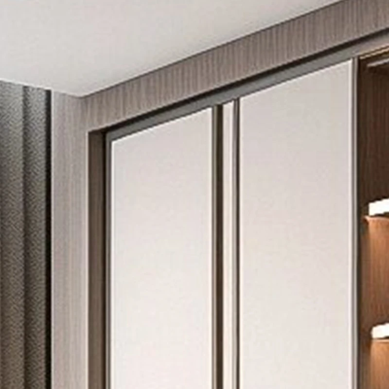 Italian-style minimalist white walk-in closet (2)
