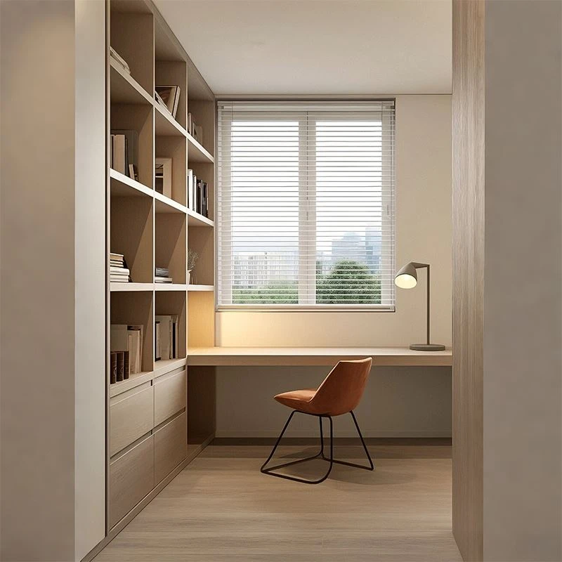 compact home office with light beige (2)