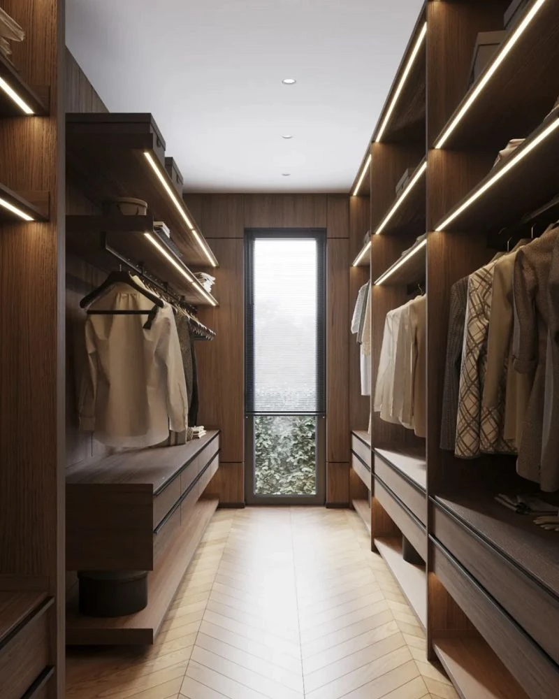 Italian luxury minimalist walk-in closet001 Italian luxury minimalist walk-in closet001