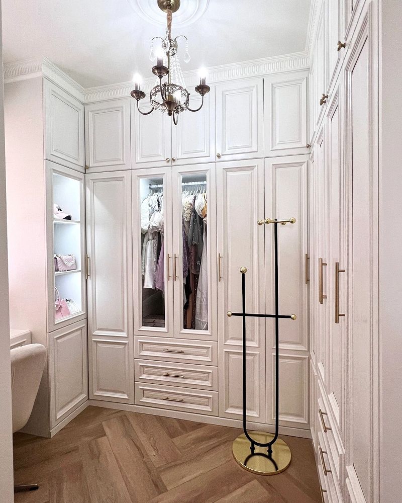 American luxury white floor-to-ceiling wardrobe001 American luxury white floor-to-ceiling wardrobe001