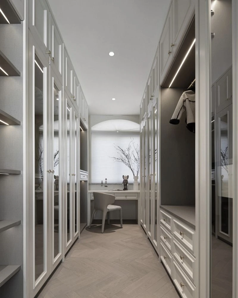 walk-in closet center island with built-in drawer storage001 walk-in closet center island with built-in drawer storage001