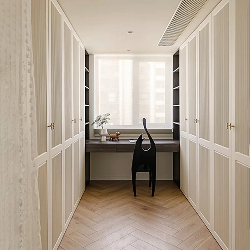Vertical Grooved Panel Wardrobe Doors